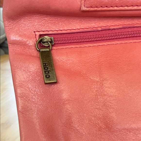 HOBO Pink Leather Frame-Clasp Wallet - Picture 10 of 15